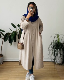 پیراهن مانتویی شهرزاد