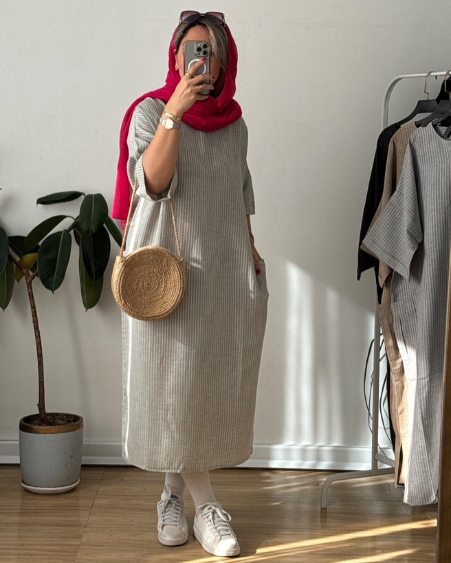 پیراهن مانتویی