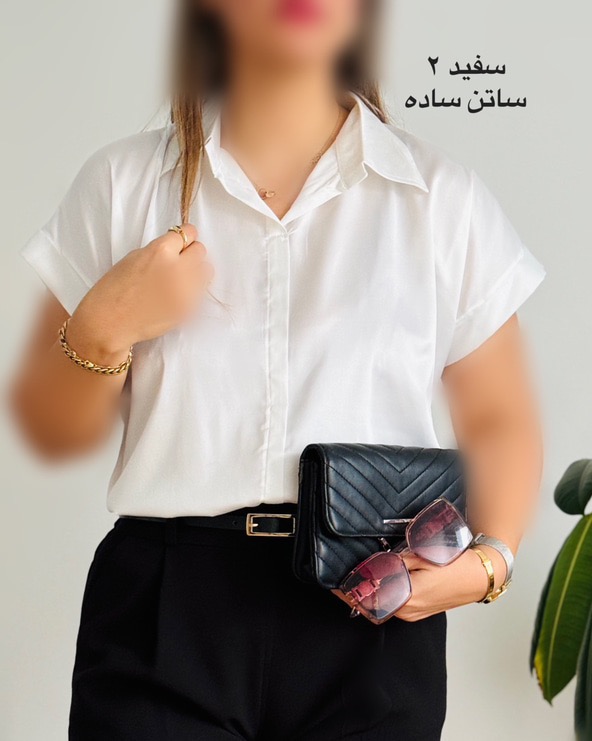 شومیز-آستین-کوتاه-ساتن-5